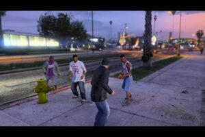 Grand Theft Auto V PS5 - Street Fights With Michael [4K HDR 60fps]