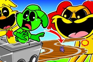 HOPPY HOPSCOTCH & KICKEN CHICKEN SAVE Catnap FROM A CART RIDE INTO EVIL DogDays! COMPILATION