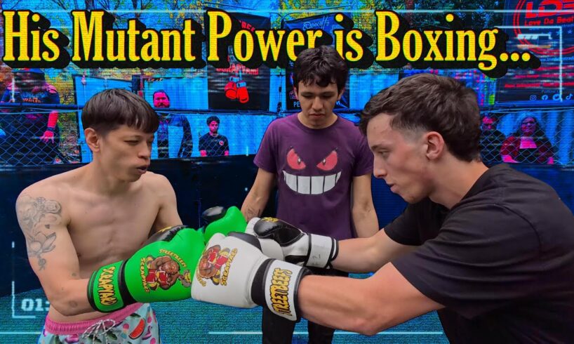 His Mutant Power is apparently Boxing