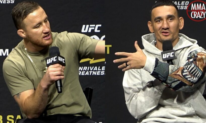 Justin Gaethje & Max Holloway talk fight for UFC 300 Highlights