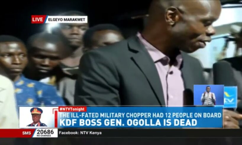 KDF Helicopter Crash: Eye witnesses recount incident that killed CDF Francis Ogolla