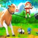 King Kong vs Giant Cow 🐄 - Funny Animals Fights | Animal Kingdom 2024