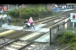 More moments of madness at UK's level crossings