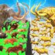 Prehistoric Animals Epic Battle Real Life Animals vs Golden Mammals Animal Revolt Battle Simulator