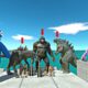 Rainbow Friends Blue Rescues Kissy Missy | Fight KongxGodzillaxZilla -Animal Revolt Battle Simulator