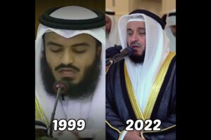 Sheikh Mishary Rashid Al Afasy: 1999 VS. 2022 || Beautiful Recitation of the Quran || #IslamShorts