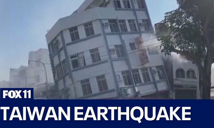 Taiwan earthquake: Buildings damaged, tsunami warning issued