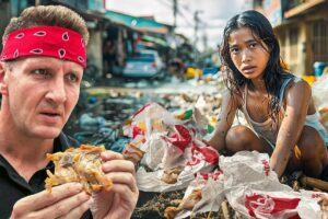 The Philippines Heartbreaking Street Food!! Garbage Can Chicken / Pag Pag!!