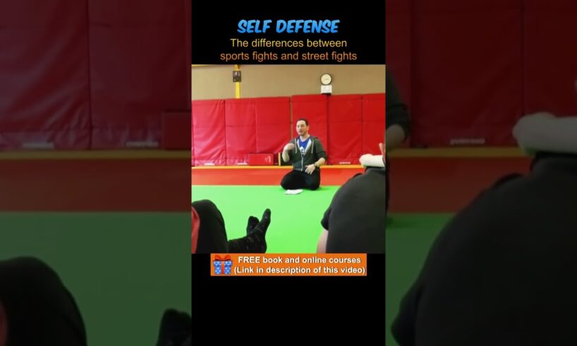 The differences between sports fights and street fights (Self defense) N°4 #shorts