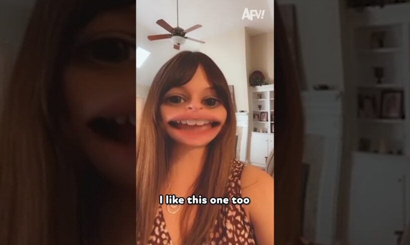These Filters Are Getting Out of Hand!! 😲 🤣 #funny #shorts #fails #afv