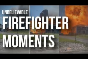 Unbelievable firefighter moments - Fireman accident compilation