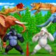 Wild Animal Battles Royale! Gorilla vs Lion vs Tiger vs Wolf vs Elephant | Animal Fights 1 Hr Movie