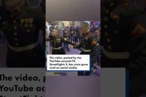 Wild video shows Marines brawling with civilians on Austin, Texas, street #shorts