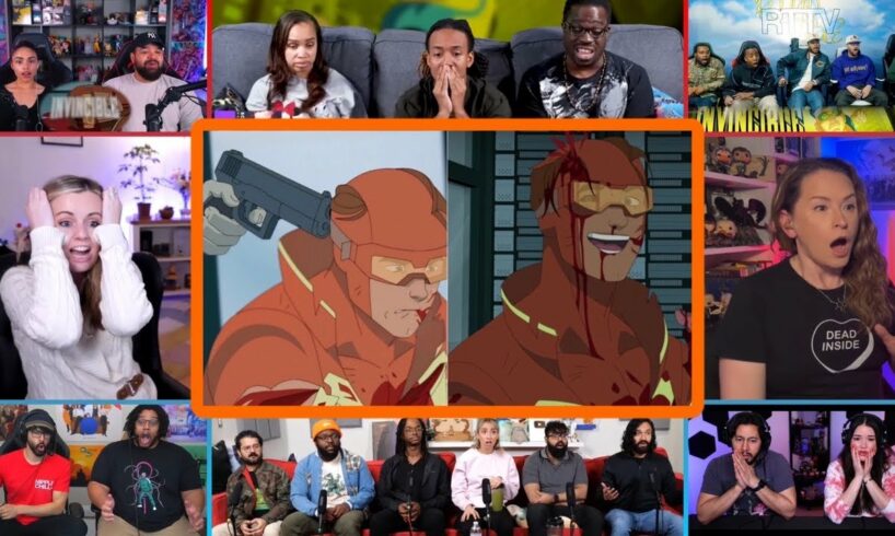 YouTubers React To Rex’s Death & Resurrection | Invincible S2 Ep 6 Rex Twist Scenes Reaction Mashup