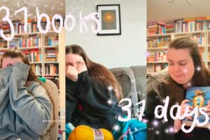 i read 31 books in 31 days (megsreadsbooks booktok reading vlog compilation 📚🌸