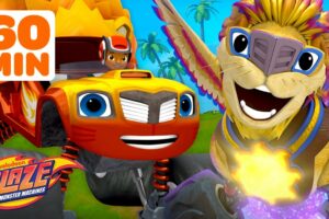 60 MINUTES of Blaze's Ultimate Animal Rescues and Missions! 🐬 | Blaze and the Monster Machines