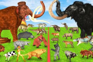 ARBS Prehistoric Mammals vs ARK Prehistoric Animals vs Dinosaur Animal Revolt Battle Simulator