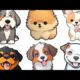 Dogs Stock fotage#dog vedios#cute puppies