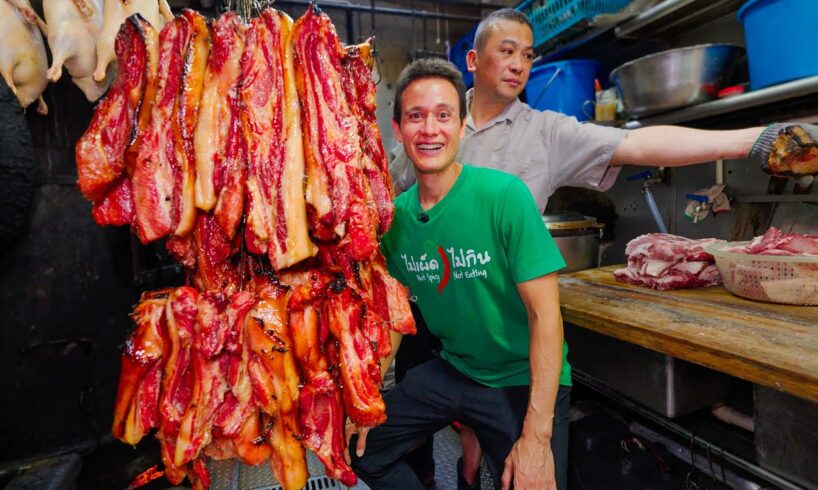 Extreme BBQ in Hong Kong!! Juiciest Char Siu + Michelin Star ⭐️ Roast Goose!