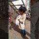 Girl play with Rabbit #pets #animals #rabbit #rabbitfarming #shortvideo #viral #vlog #baby