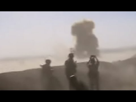 ISIS Suicide Bomber Taken Out by Missile [CAUGHT ON TAPE]