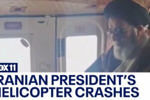 Iranian president's helicopter crashes