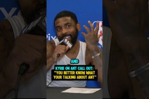 Kyrie had 24 Points in the 1st Half with ANT as his main matchup!😭