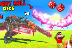 LUCKY MYSTERY ROLL A DICE BATTLES with SHINCHAN vs CHOP vs AMAAN-T in Animal Revolt Battle Sim