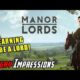 Manor Lords is AWESOME but Early Access!