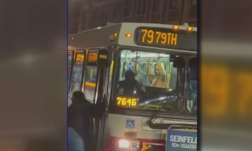 Video shows CTA bus driver being attacked