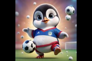 penguin Play football || cute penguin||#penguin #animals #newsong #trending #youtubeshorts