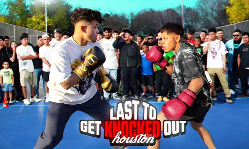I Hosted a Boxing TOURNAMENT in the HOOD!! (Last To Get Knocked Out)