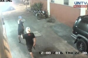 CCTV captures shooting incident in Malabon