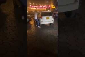 People are awesome two men lifting a car💪 #respect #viral #trending #people #strong