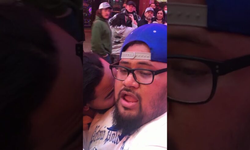 Las Vegas Street Fights 😛 KNOCKED OUT!