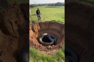 Two men accidentally discovered a giant python in their garden #animals #shorts