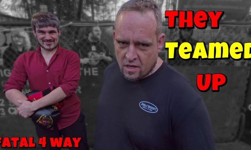 Fatal 4 Way Kickboxing Fight : Solo Pappas Firechicken Comedian