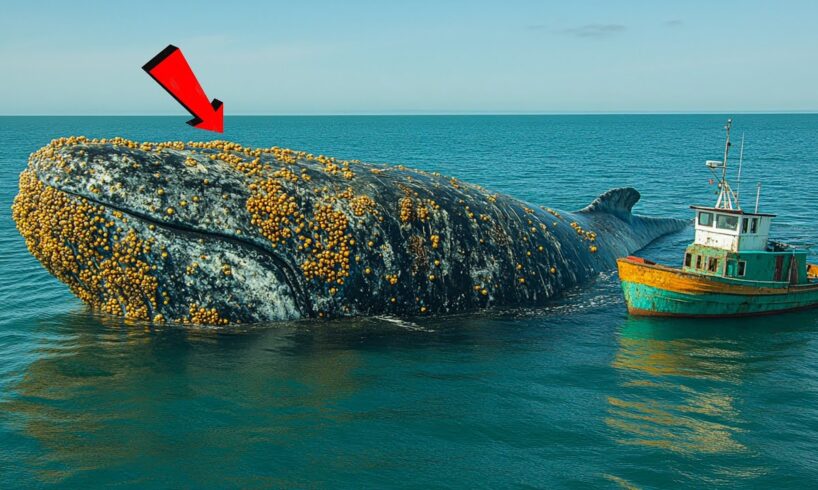 Fishermen Save Giant Blue Whale from Millions of Barnacles – A Miraculous Rescue!