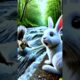 Rabbit Adventure and Rescue of a Drowning Squirrel 🐿️ 🐇🐰 #RabbitRescue #cuteanimals #animalrescue