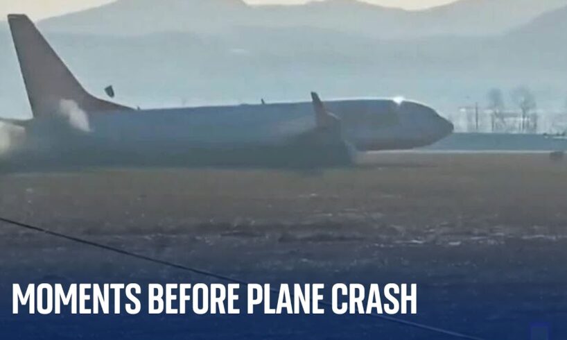 Video captures moments before South Korea plane crash