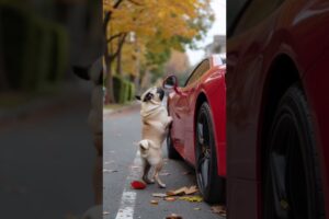 A dog's heroic act saves an injured animals from danger #dog #rescue #shorts
