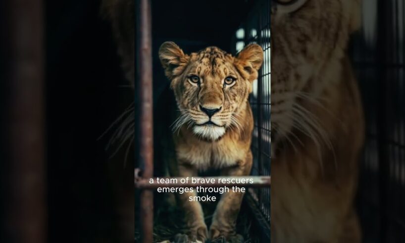 Heartwarming animal rescues - lionesses story #ai #animal #animalrescue #animals #rescueanimals