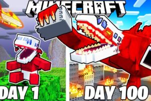 I Survived 100 Days as INFECTED SKY in Minecraft!