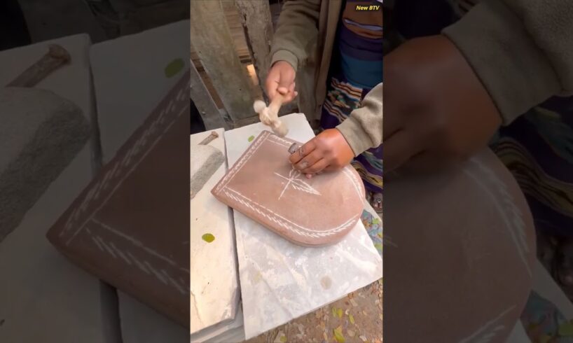 People are awesome | Stone cutting by hand #viralvideo #shorts