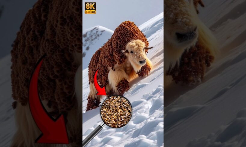 Polar Yak Heroically Rescues Injured Bees, Saving Millions of Hives #polarbear #wildlife