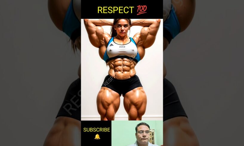 Respect 💯🤯🔥।। Amazing Woman Bodybuilder🤯😲😳#shorts #respect