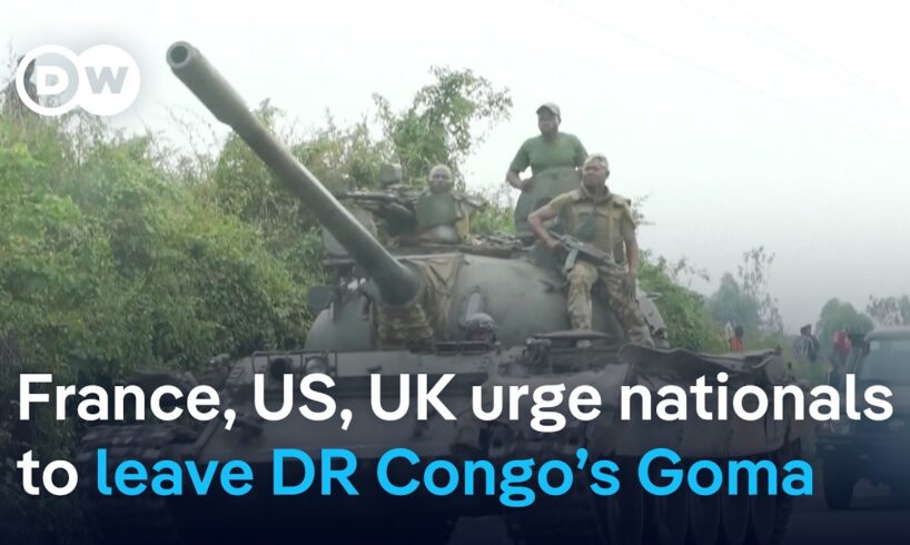 Thousands flee fighting in DR Congo as M23 rebels advance | DW News