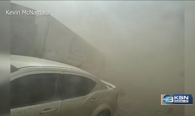 8 dead after 71-vehicle pileup during dust storm in Kansas