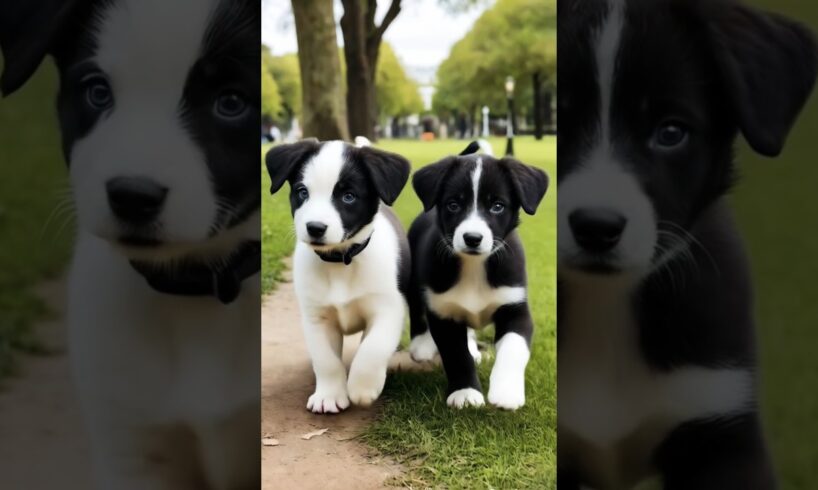 Cute puppies running in a park #dog #puppy #pets #dogs #doglover #cuteanimals #youtubeshorts #shorts