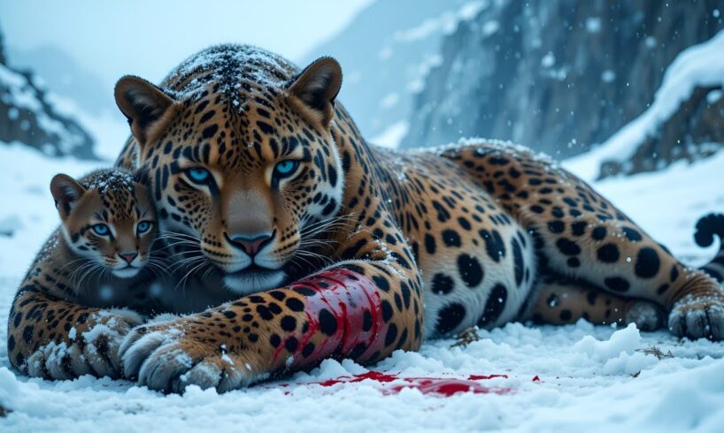 How a Brave Cub Helped Its Injured Mother😯 Animal Rescue Video #zindagikobadlo